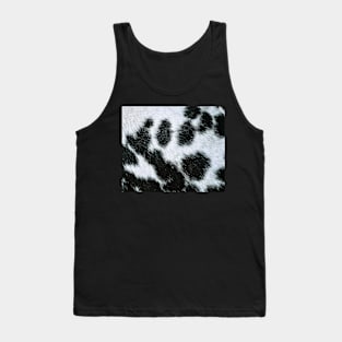 Animal faux fur Tank Top